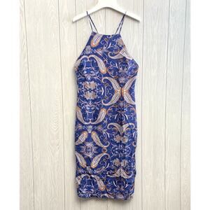 Yumi Kim Gramercy Project Afternoon Tea Silk Dress Sleeveless Midi Large NWT